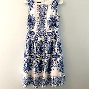 Talbots Floral Flare Dress